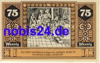19336 Wilsnack emergency money 75 pfennigs 1922