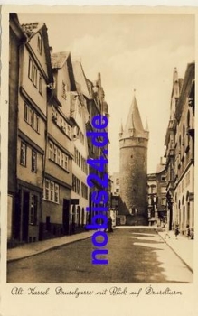 Alt Kassel Druselgasse Druselturm *ca.1935