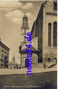 Zurich Grossmunster Innenansicht  *ca.1910