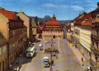 01814 Bad Schandau Markt gebr. 21.7.1987