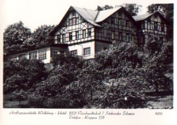 01814 Reinhardtsdorf Gaststätte Wolfsberg *ca. 1970