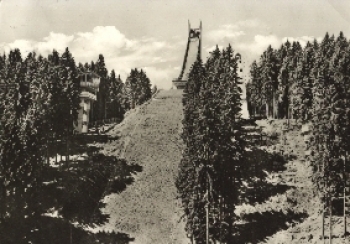 Wintersport Johanngeorgenstadt Erzgebirgsschanze o ca. 1970