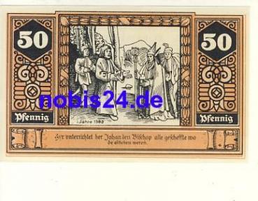 19336 Wilsnack emergency money 50 pfennigs 1922
