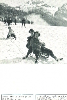 Aschau Kampenwand Schlitten  * ca. 1950