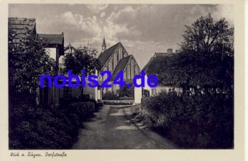 18556 Wiek Rügen Dorfstrasse   *ca.1950