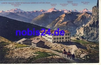 Leukerbad Gemmi Hotel Wildstrubel *ca.1915