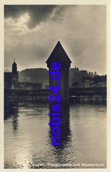 Lucerne Kapeli Bridge *ca.1926