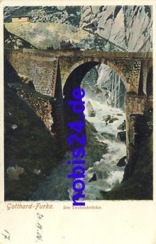 Gotthard Furka Devil's Bridge *ca.1920