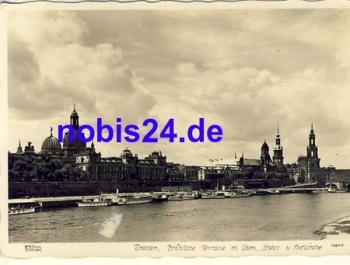 Dresden Brühlsche Terrasse o 1941  Hahn Foto12607