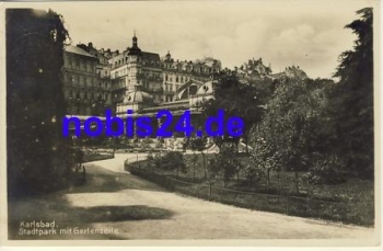 Karlsbad Stadtpark o 1929
