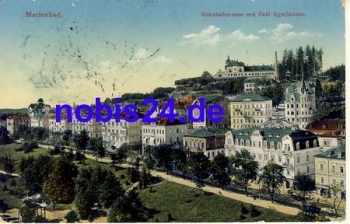 Marienbad Bahnhofstrasse o 1921