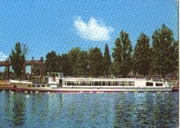 Passenger ship "White Fleet" MS Strandbad Ferch o 8.8.1975