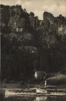 Elbe steamship "Karlsbad" view of the bastion, o 19.9.1929