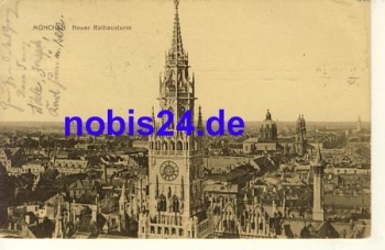 München Rathausturm o 1911