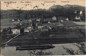 01824 Ober-Rathen mit Felsengrund, o 13.7.1923