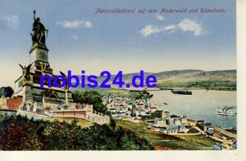 65385 Ruedesheim Denkmal *ca.1920