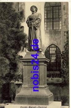 Zurich Zwinglidenkmal *ca.1920