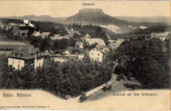 01824 Gohrisch mit Lilienstein o 10.7.1906