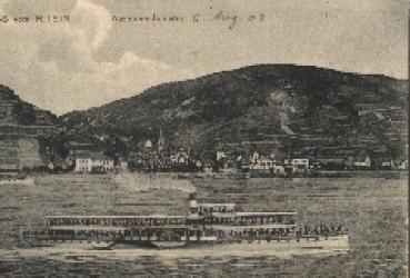 65385 Assmannshausen Rhein steamship *approx. 1915