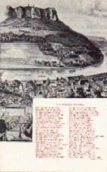 01824 Lilienstein with saying "the gifted Lilienstein" *approx. 1920