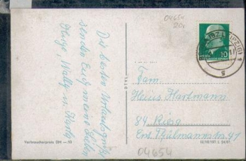 04654 Schoenau Kr. Geithain o 29.7.1965