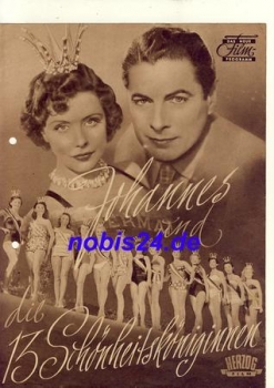 Johannes and the 13 beauty queens with Sonja Ziemann, Rudolf Prack, Grethe Weiser The new film program