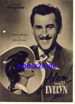 Adam and Evelyn with Stewart Granger, Jean Simmons Illustrated Film Stage No. 474