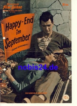 come september mit Rock Hudson, Gina Lollobrigida, Sandra Dee Illustrierte Film-Bühne Nr. 5964