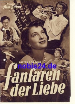 Fanfares of Love with Dieter Borsche, Inge Egger, Grethe Weisser Illustrated Movie Stage #1257