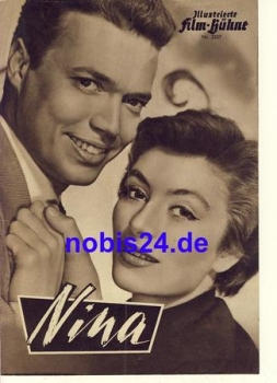 Nina with Karl Heinz Bohm Anouk Aimee  ​​​​​​​Illustrierte Film-Bühne No. 335