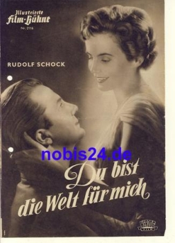 You are the world for me, with Rudolf Schock, Annemarie Düringer Illustrated Movie Stage #2116