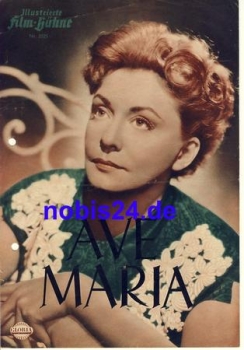 Ave Maria with Zarah Leander Marianne Hold Illustrated Film Stage No. 2021