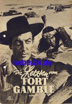 The Last of Fort Gamble (Ambush) with Robert Taylor, John Hodiak Illustrated Movie Stage #890