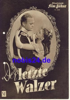 The Last Waltz with Eva Bartok, Curd Jürgens Illustrated Movie Stage #2042