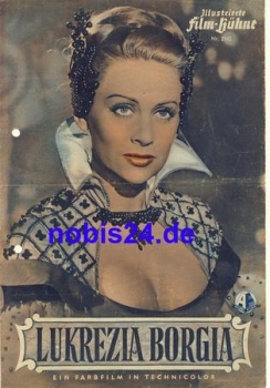 Lucrezia Borgia with Martine Carol, Pedro Armendariz Illustrated Movie Stage #2163