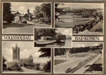 06628 Bad Koesen mit Bahnhof o 28.4.1965