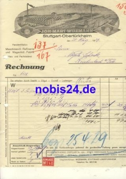 Stuttgart oil factory letterhead 1929