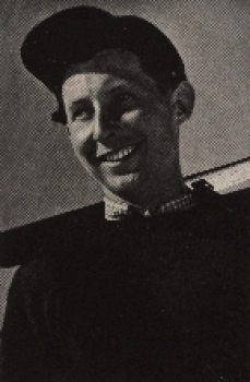 Olympic Games 1936 Franz Pfnür, winner of the downhill slalom combination for men, collective picture, no AK