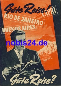 Gute Reise! Gute Reise? DEFA-Film mit Christine Laszar, Jürgen Frohriep 1959 Progress Filmillustrierte