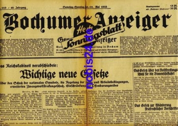 Bochum Gazette 119 Year 1933