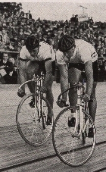 Olympic Games 1936 Toni Merkens Sellinger start elimination run 1000m painting collective picture, no AK, picture No. 167