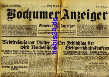 Bochum Gazette 176 Year 1933