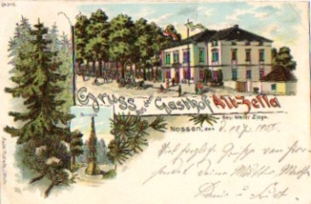 01683 Alt-Zella Gasthof Litho o 12.7.1901