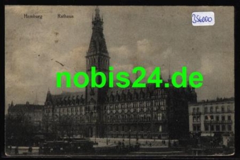 Hamburg City Hall Tram o 28.8.1918
