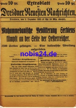 Dresdner Neuesten Nachrichten Extrablatt DNN 1915