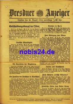 Dresdner Anzeiger Sonderblatt  1914