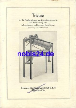 Gompper machines Hainichen advertising brochure