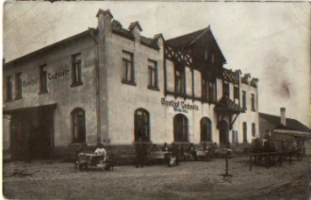 06712 Zeitz Gasthof Techwitz o 8.12.1908