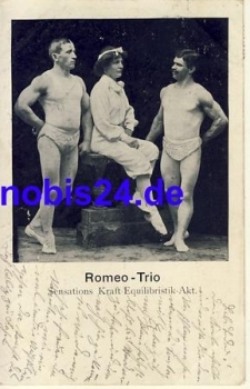 Romeo Trio equilibristic act circus o 1928