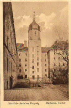06722 Droyssig State Institutions Upper Lyceum Courtyard *approx. 1930
